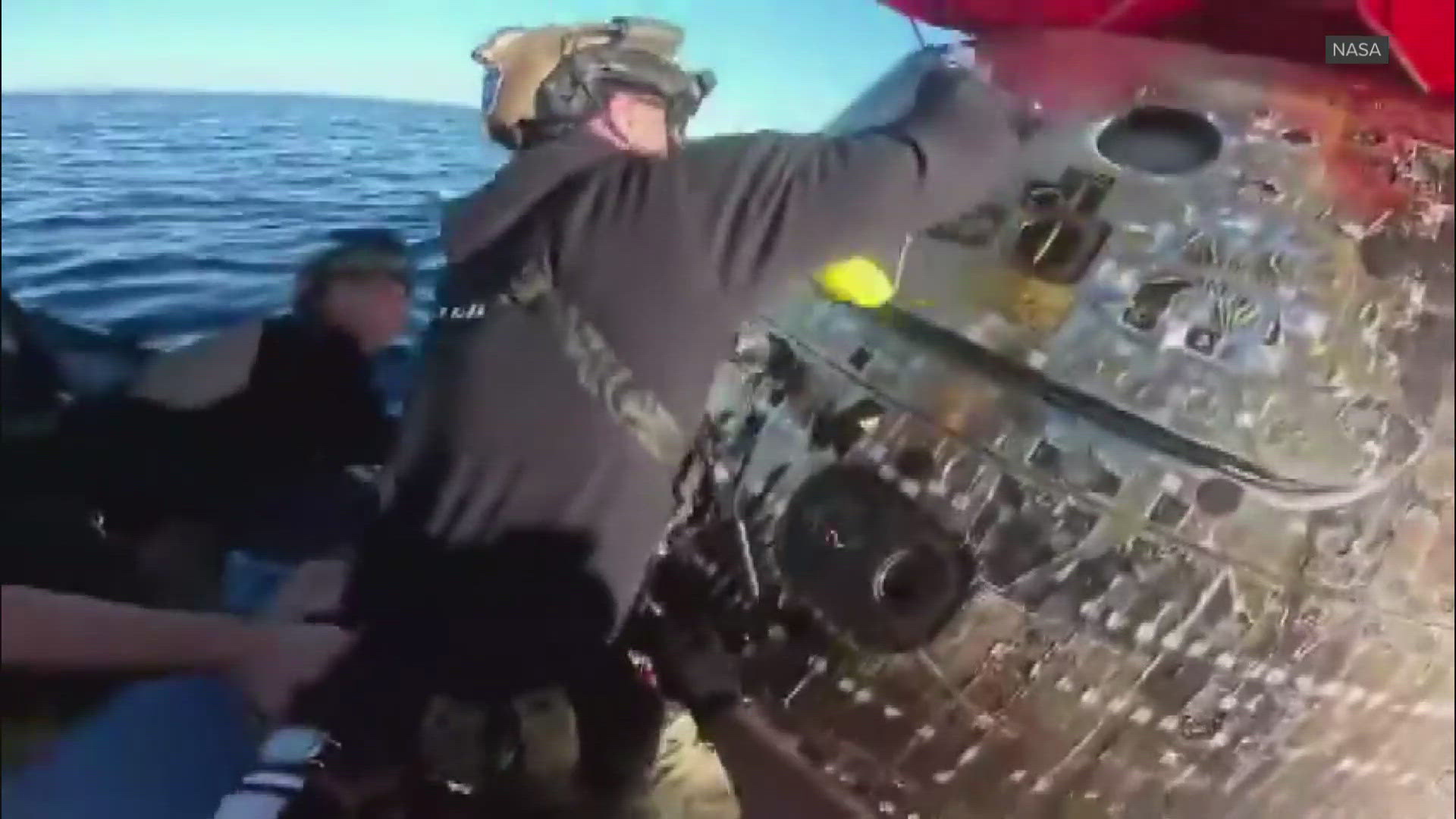 NASA releases video of Artemis II astronauts after splashdown | king5.com
