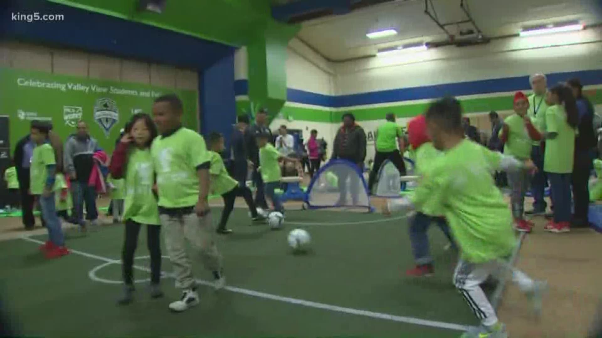 While the Sounders are taking time to prepare for the MLS Cup final, they're also giving back to the community.