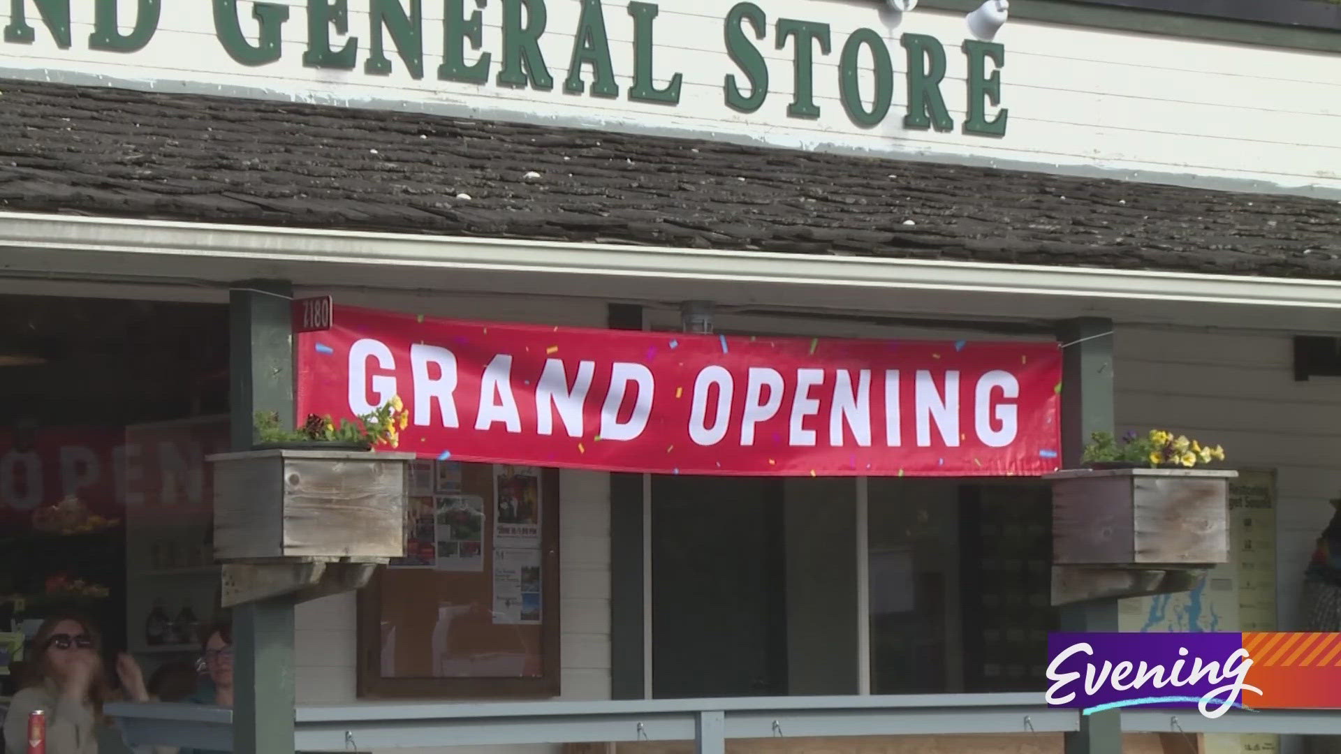 Nordland General Store on Mystery Bay has a grand reopening after burning in 2020. #k5evening