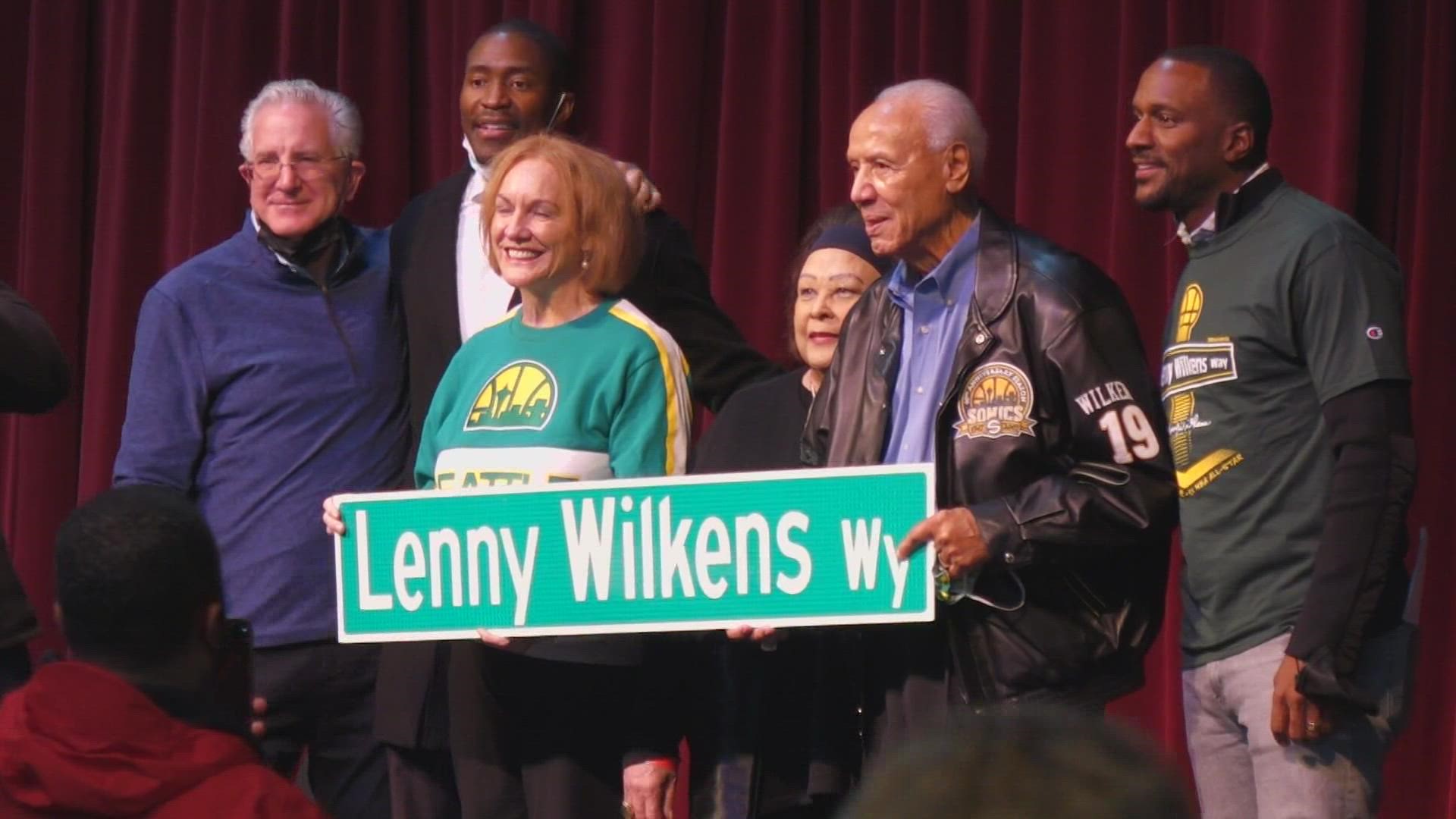 Thomas Street will be renamed after the former Sonics player and coach.