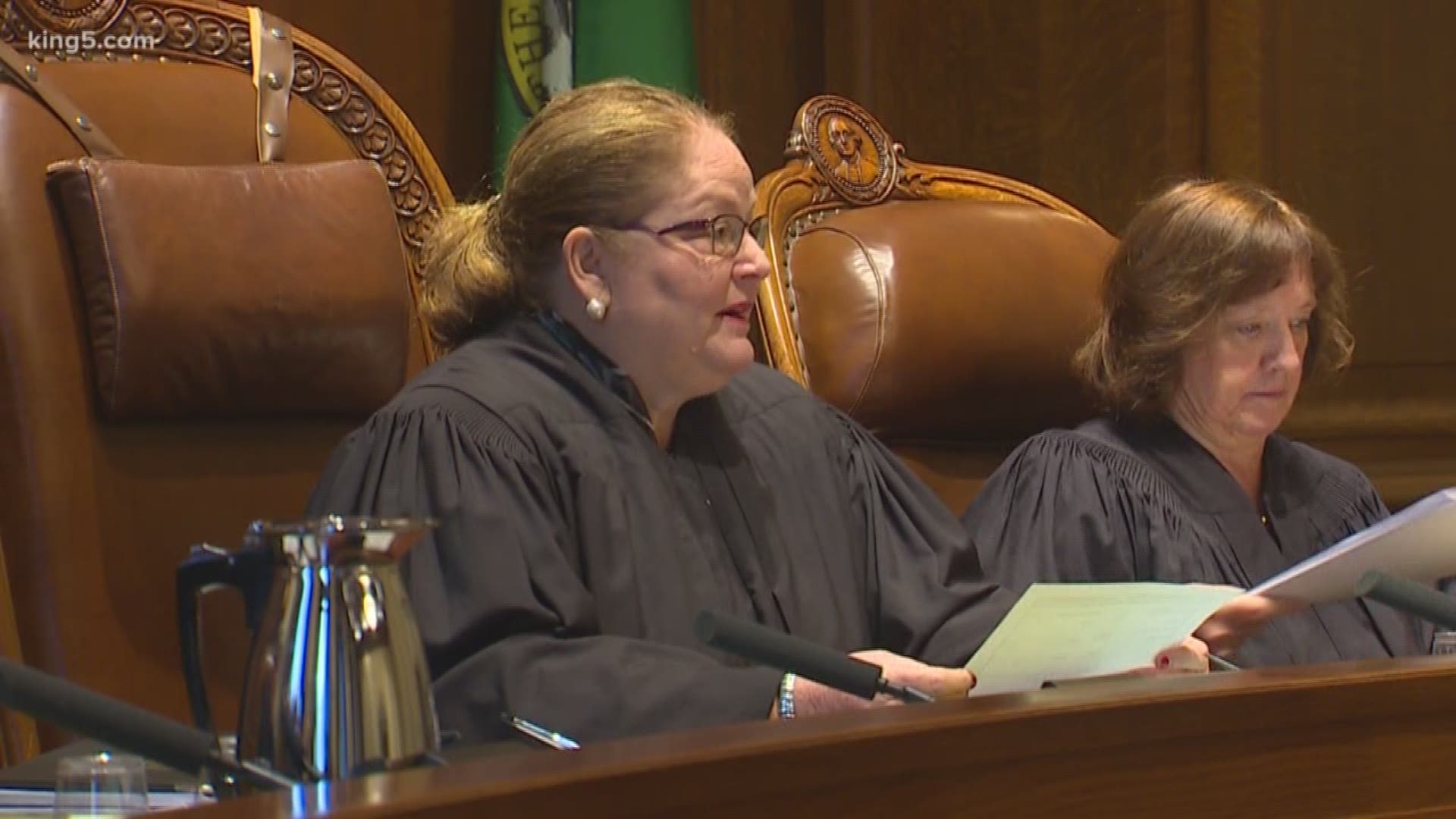 The state's top judge is facing cancer, again. Doctors have diagnosed Supreme Court Chief Justice Mary Fairhurst with state four colon cancer, for the third time. And she says she'll beat it again, because she believes in miracles.