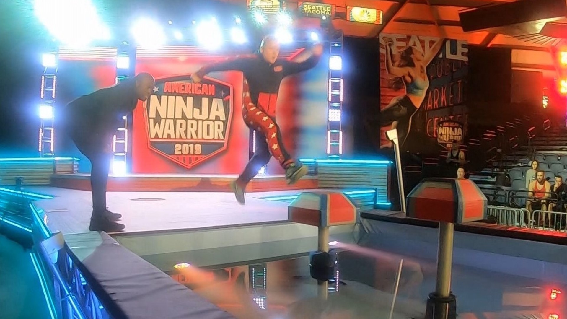 Ninja host dares Jim Dever to give it a try.