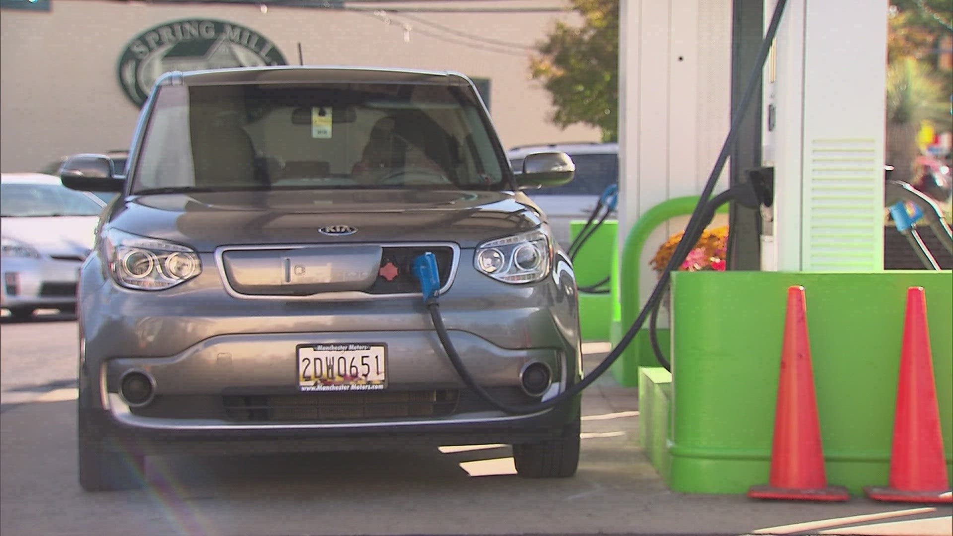 The city hopes to add more and more charging stations in coming years to keep up with demand.