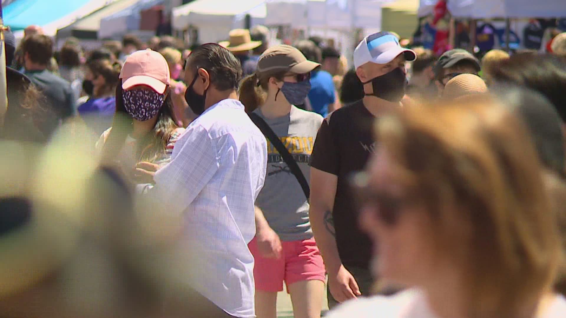 Fremont's Sunday Market drew a large crowd on the day of the summer Solstice.