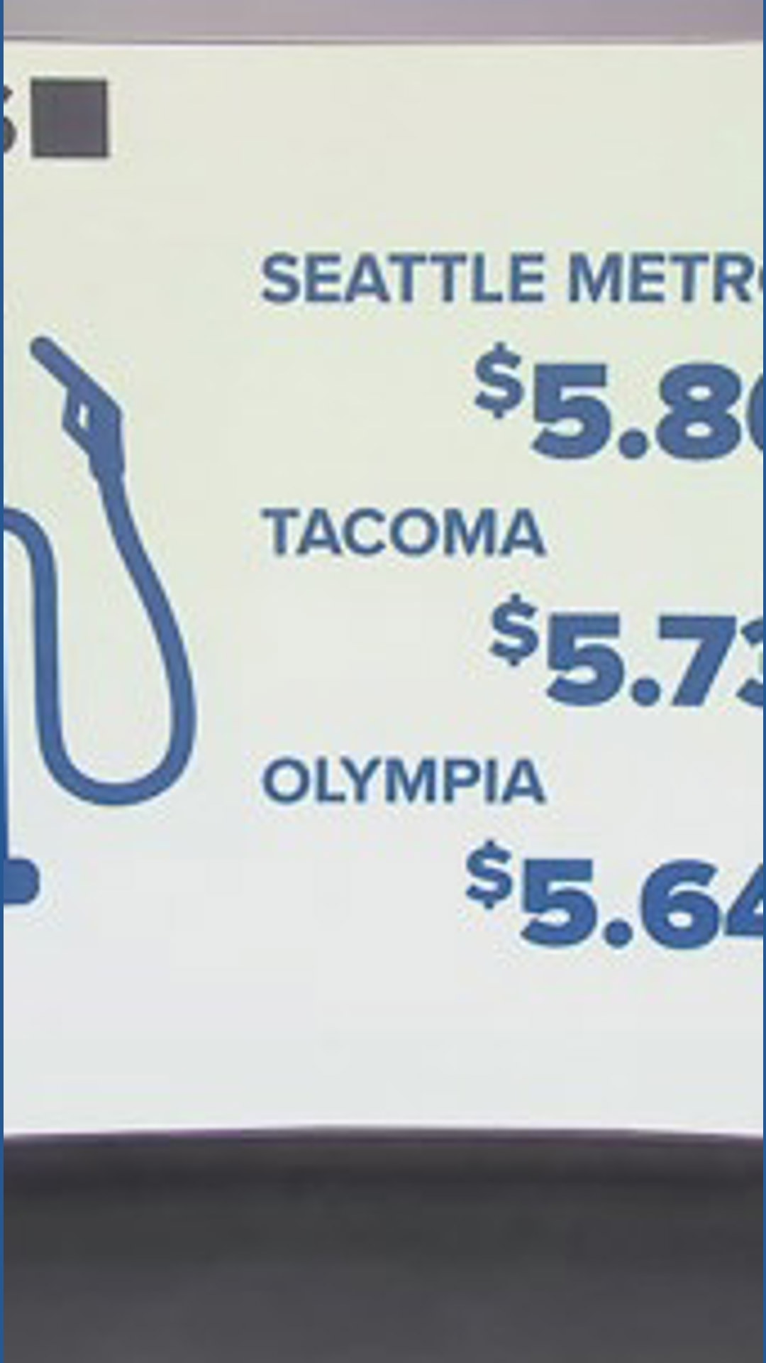 Gas prices remain at record-high levels in Seattle, Washington state ...