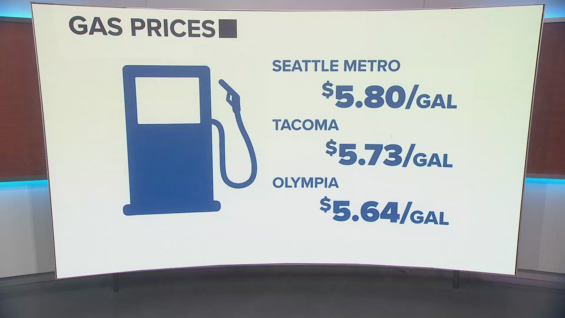 Gas prices remain at record-high levels in Seattle, Washington state ...