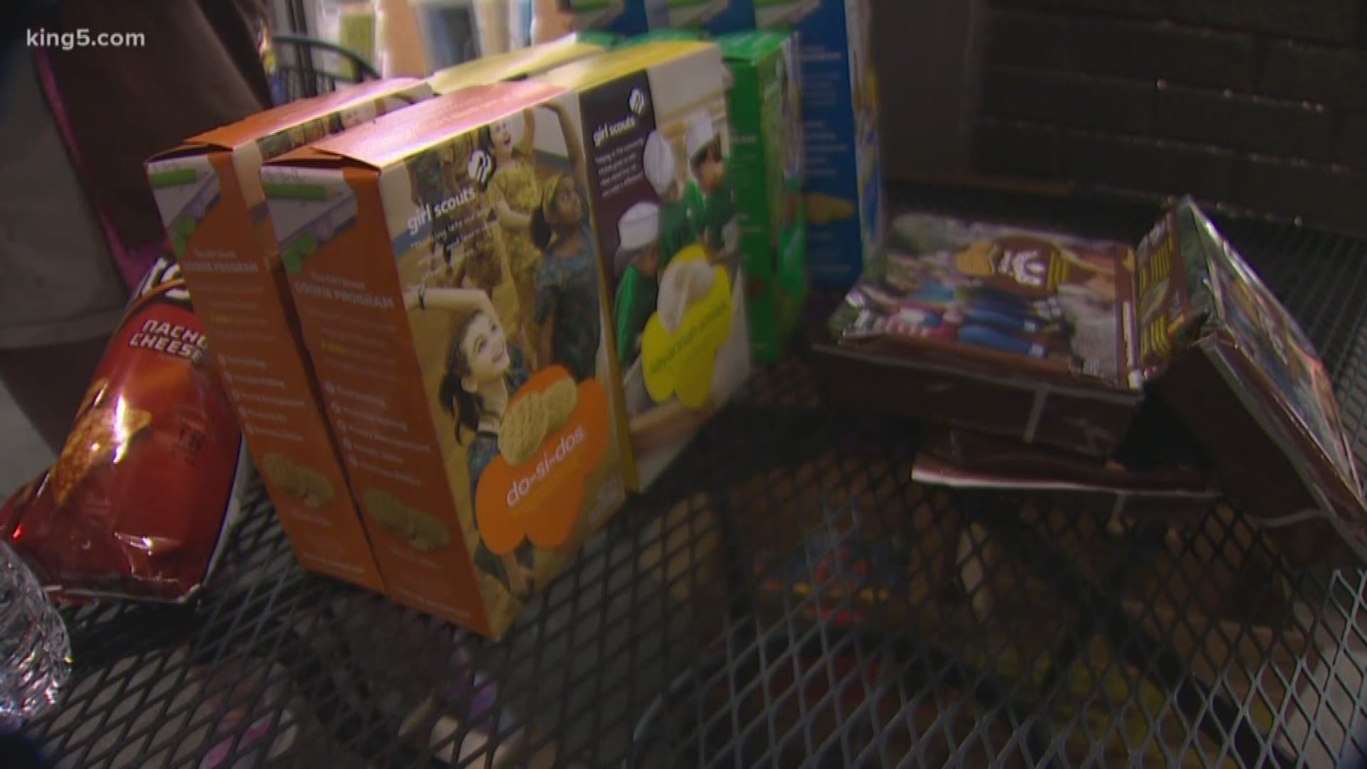 Some local Girl Scouts are warning others to be careful after they were ripped off while selling cookies in front of a busy Seattle grocery store. Nobody was hurt in the theft, but it has the scouts and their parents rattled. KING 5's Amy Moreno has more.