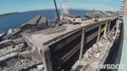 Timelapse video shows viaduct demolition from above