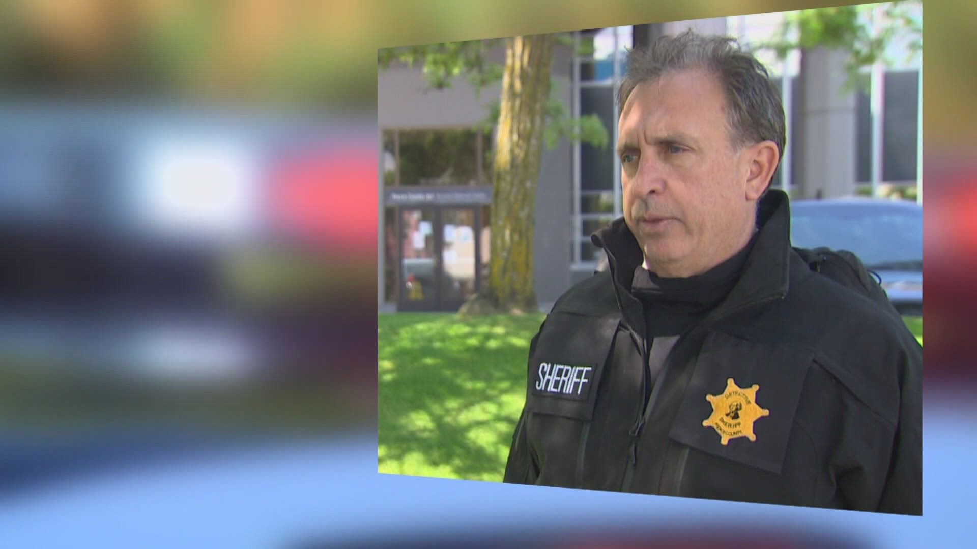 Pierce County Sheriff Ed Troyer told a 911 dispatcher that a newspaper carrier had threatened to kill him. Community activists have called for his resignation.