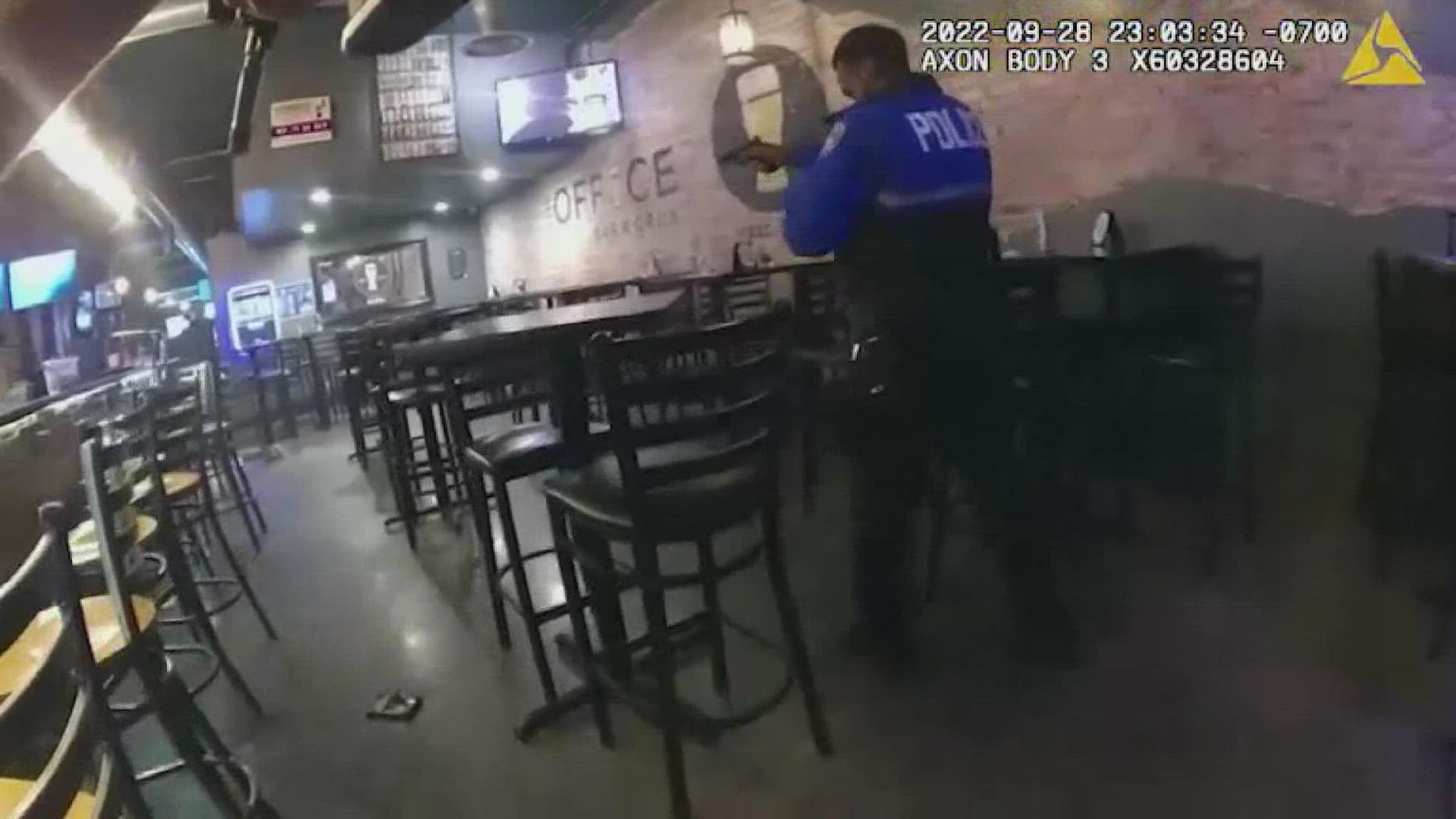 Tacoma police were called after a man threatened staff and customers at a bar with a handgun. No one was injured by the gunfire.