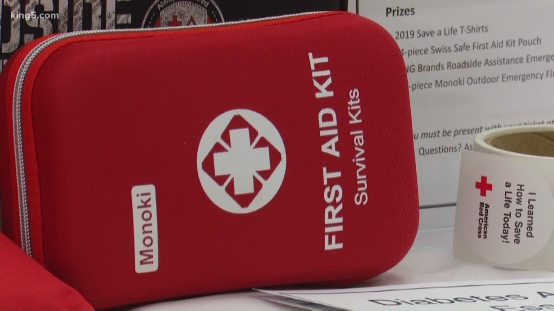 A student at Enumclaw High School is looking out for her community. She wants to make sure people are prepared for a medical emergency with skills that she had to use to help one of her own classmates.