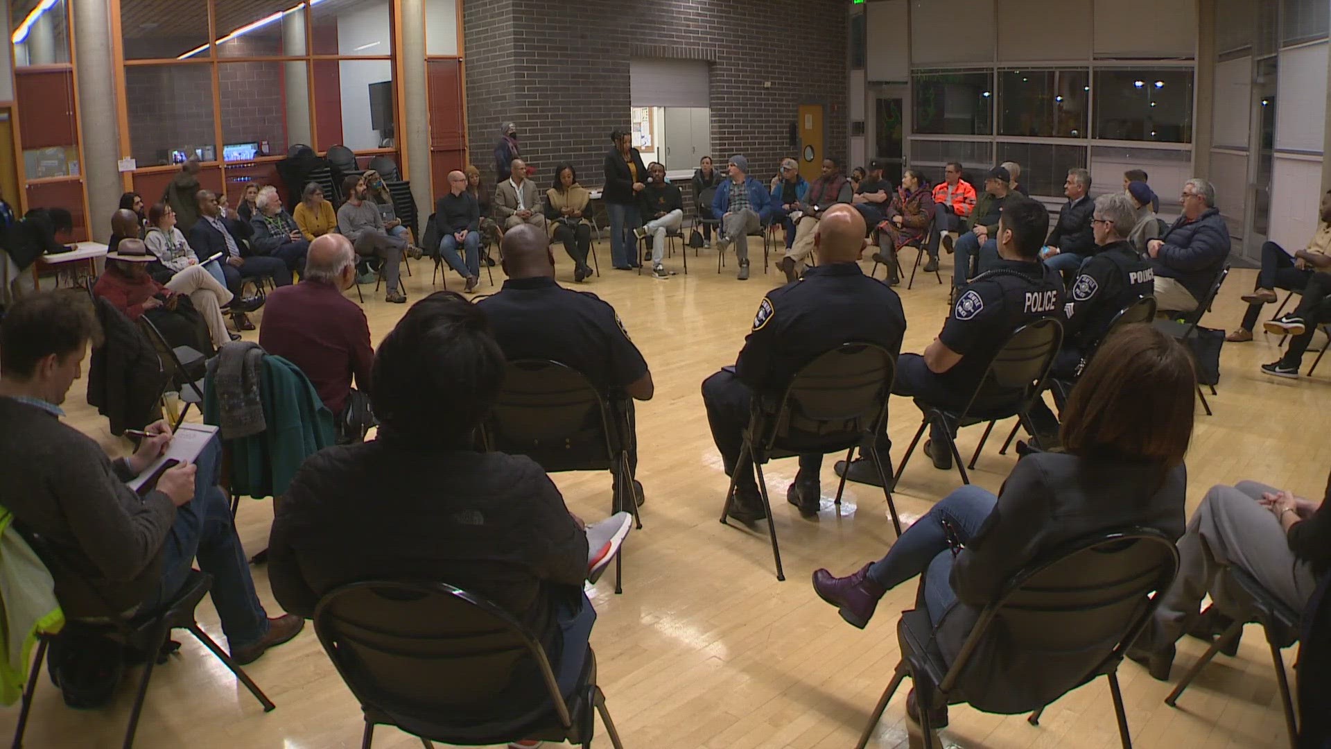 A meeting was held on Thursday to address safety concerns. This week, police responded to the Central District for reports of gunfire two nights in a row.