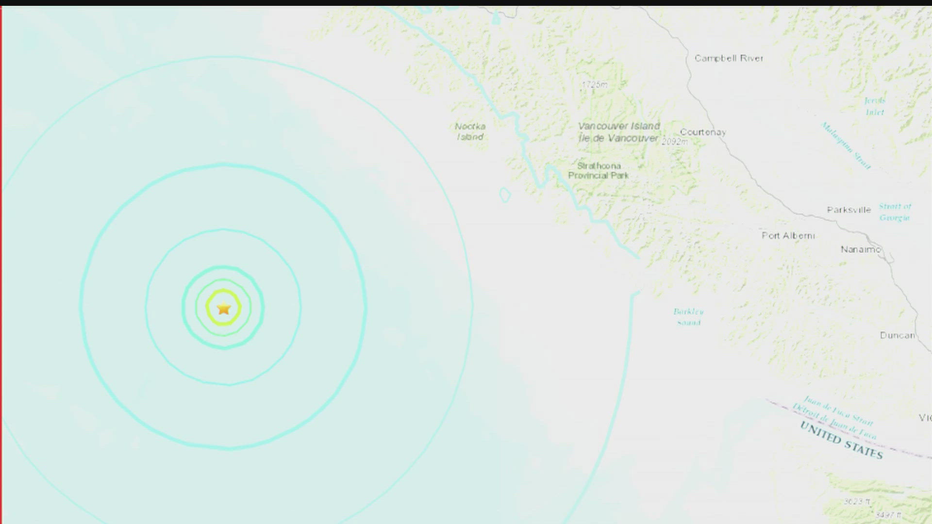 No tsunami risk is expected per the NWS, but some parts of western Washington got shake alerts from the earthquake.
