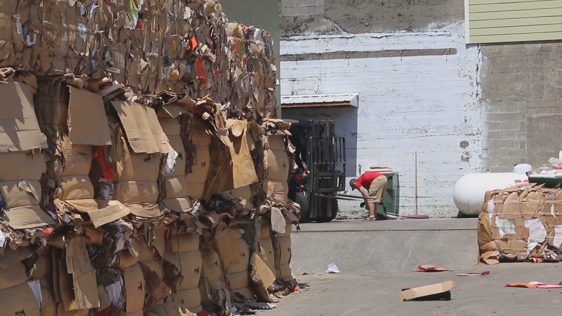 Recycle crisis impacts small Centralia business
