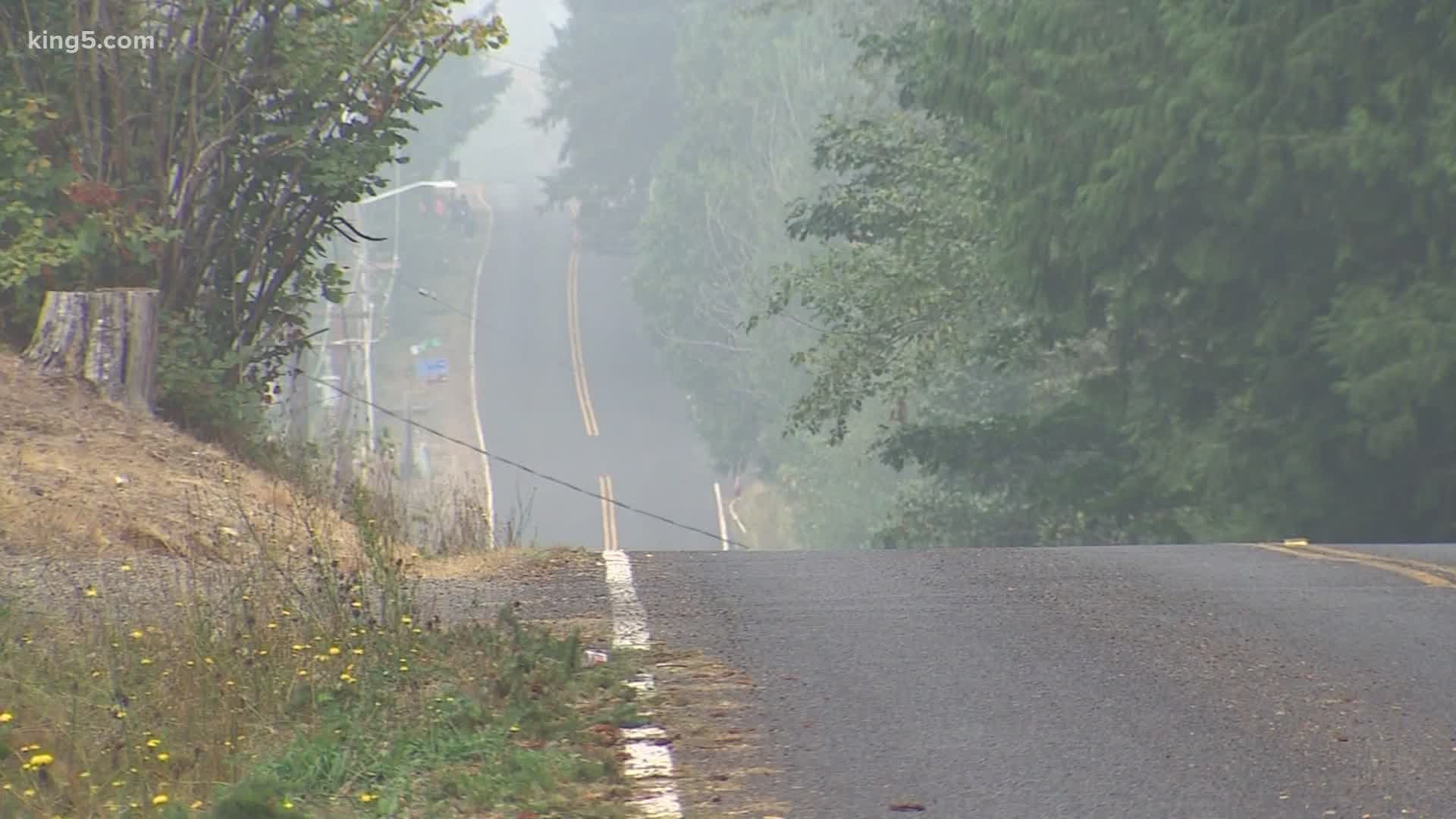 East Pierce Fire Chief Bud Backer described the week as "chaotic" and said reduced winds and higher humidity on Sunday gave them a chance to better survey the size.
