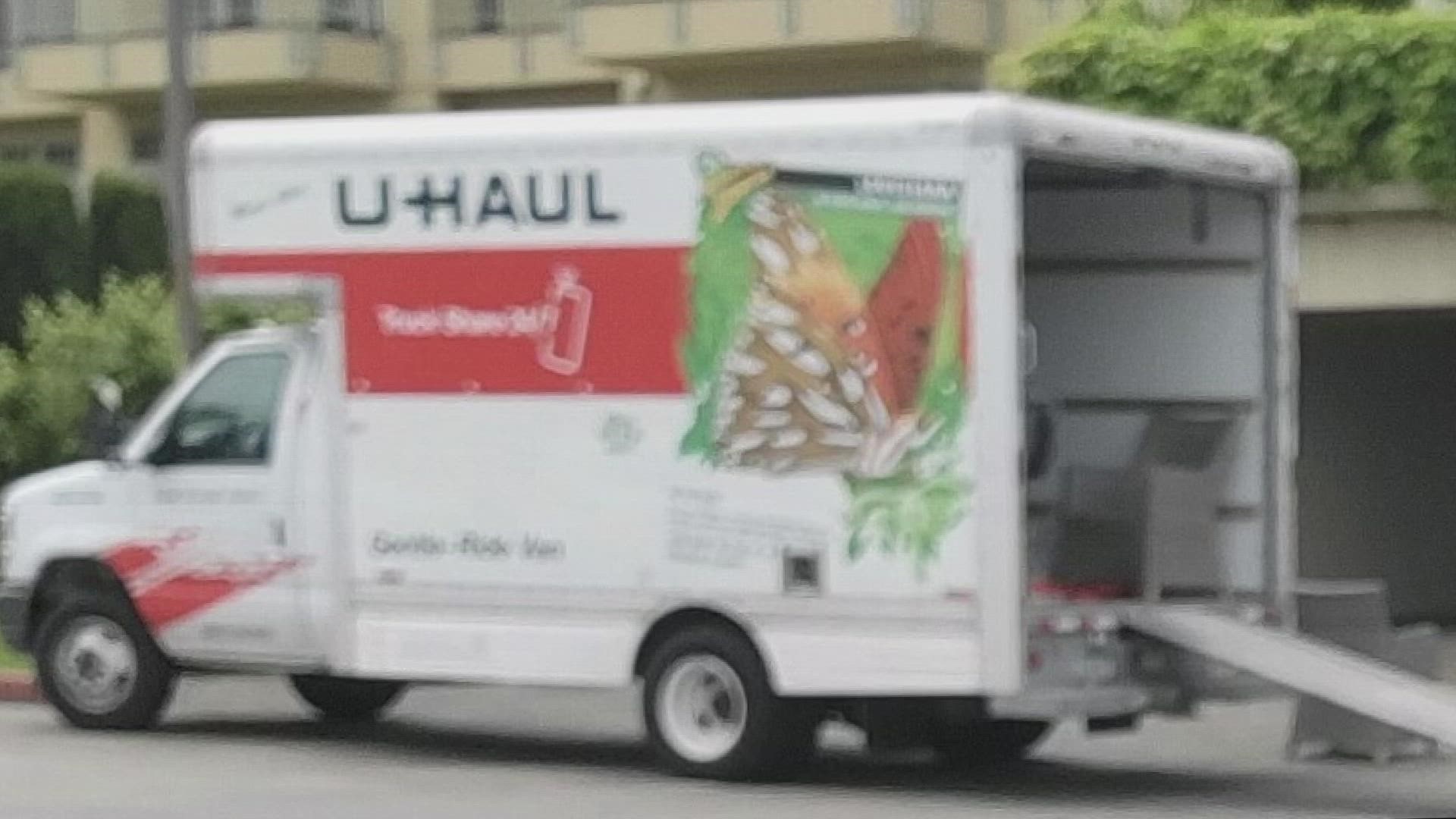 A Portland family who were living in Seattle while helping their daughter during her cancer treatment is seeking help locating their stolen U-Haul.