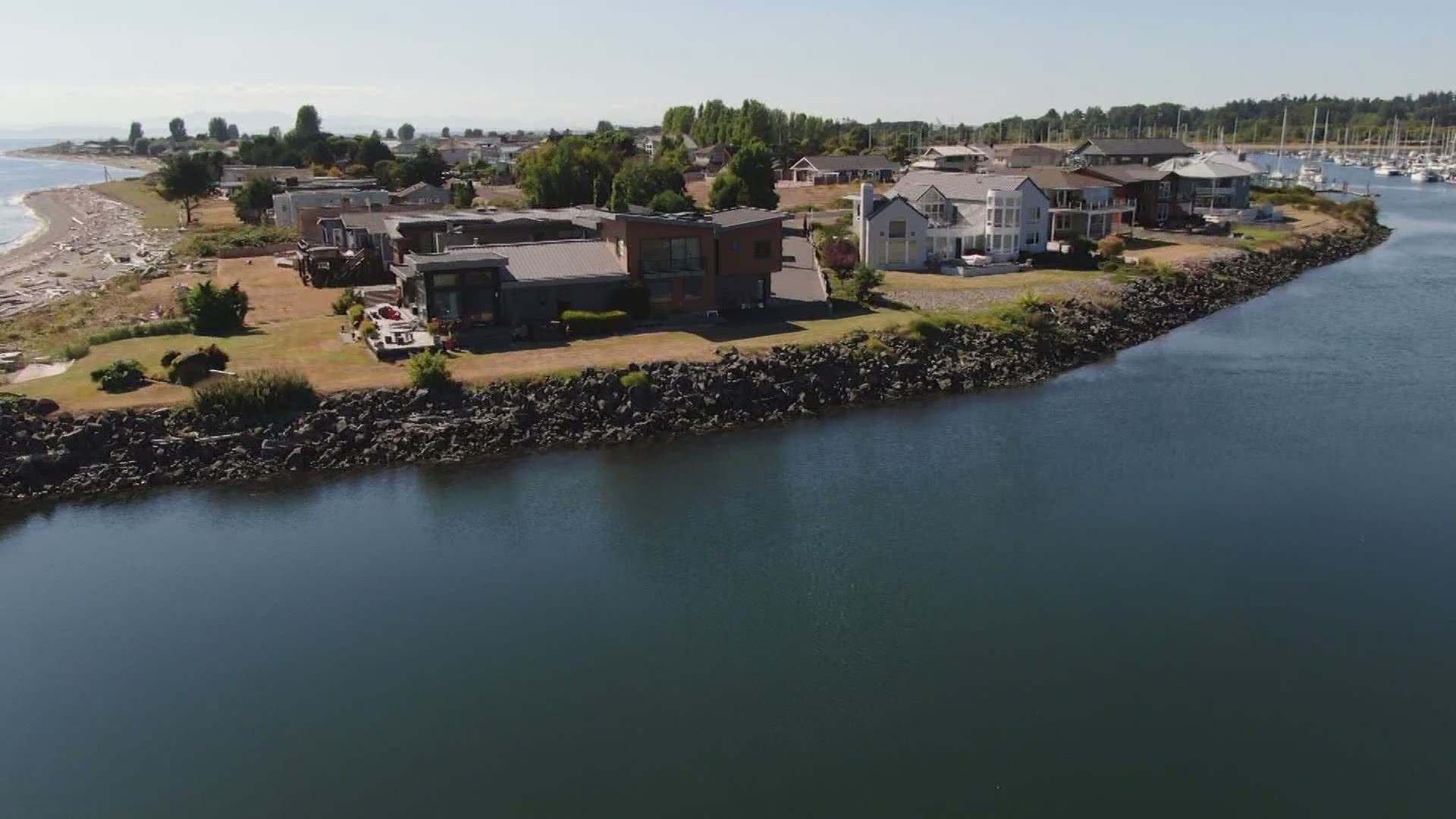 Point Roberts shares its only land border with Canada, where only 3 percent of the population is vaccinated.