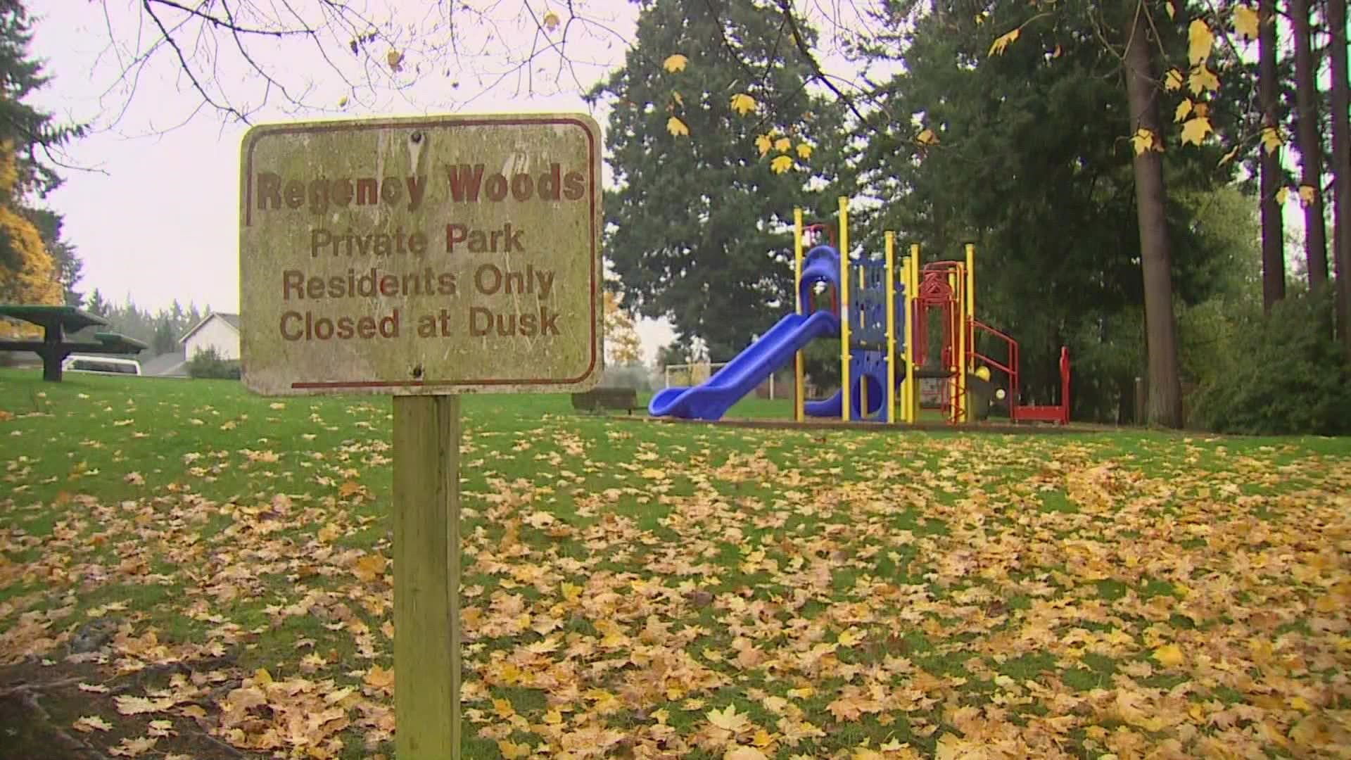 The body of a 13-year-old male was found in a park in Federal Way Wednesday morning after residents heard gunfire in the area.