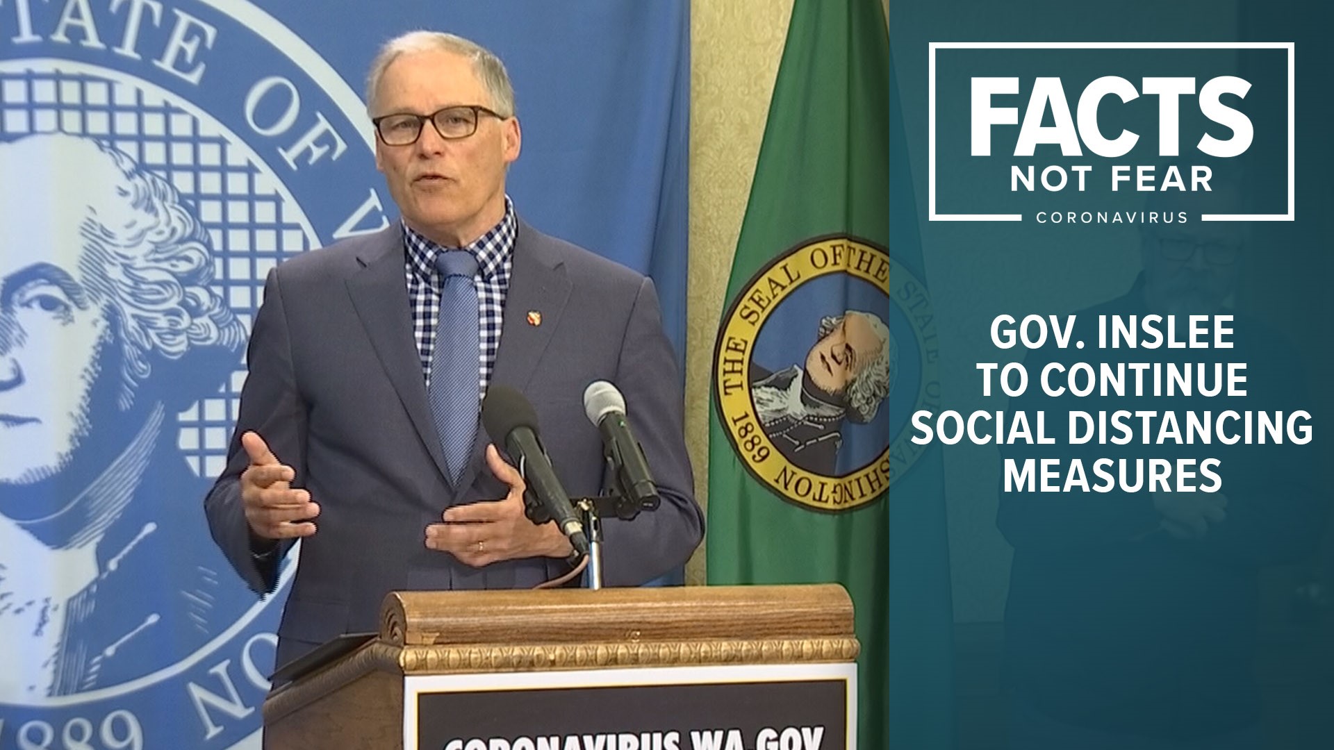 Washington has seen success with social distancing to curb coronavirus, but governor Inslee says it's not time to lift them.