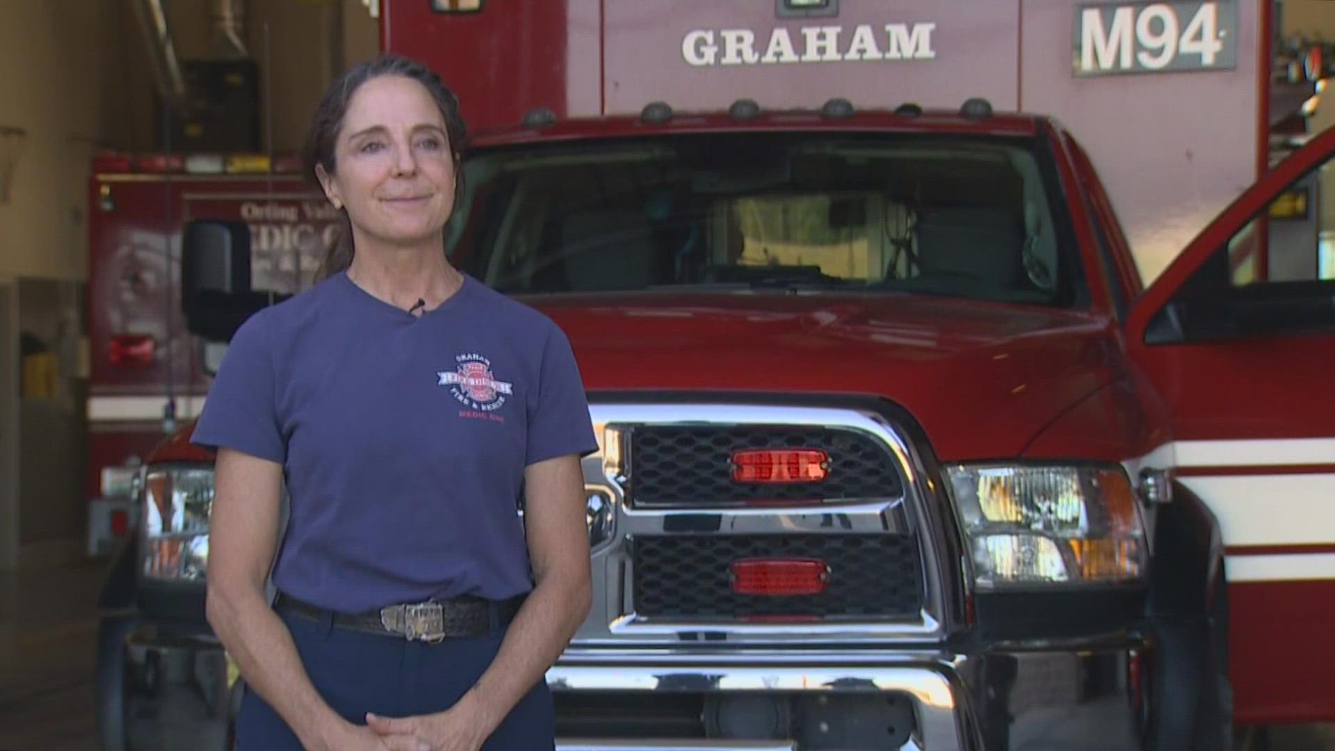 The crew covers both fire and emergency medical services and wants to inspire other women to get involved in the field.