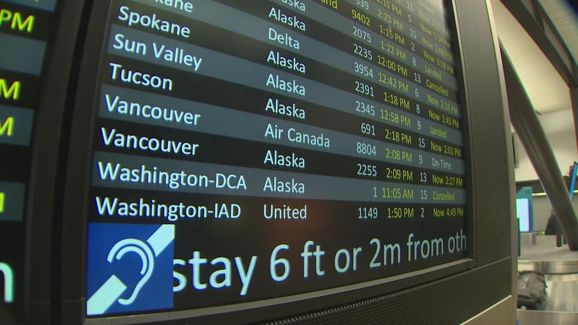 The weather and flight crew delays are not the only challenges for people looking to cross the US-Canadian border.