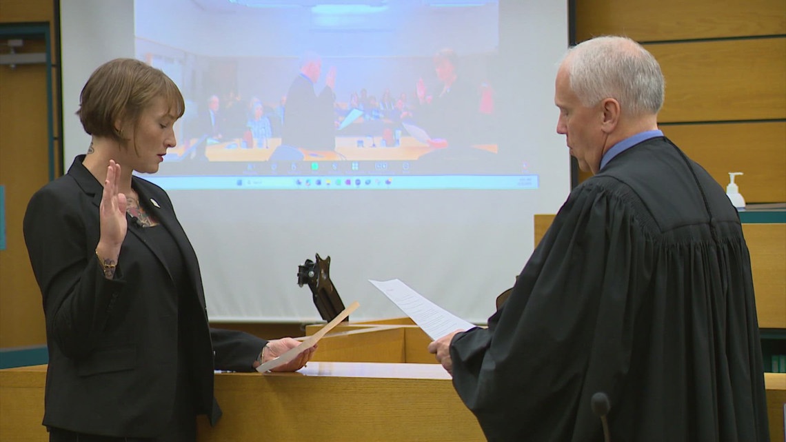 This Pierce County drug court graduate is returning to the courtroom. This time, as an attorney