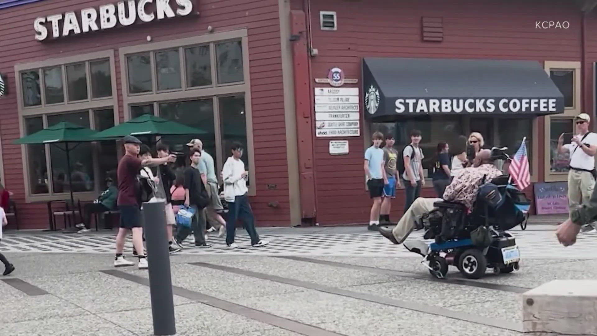 The shooting on the Seattle waterfront last summer followed a confrontation in which a man accused the veteran of fabricating his military service.