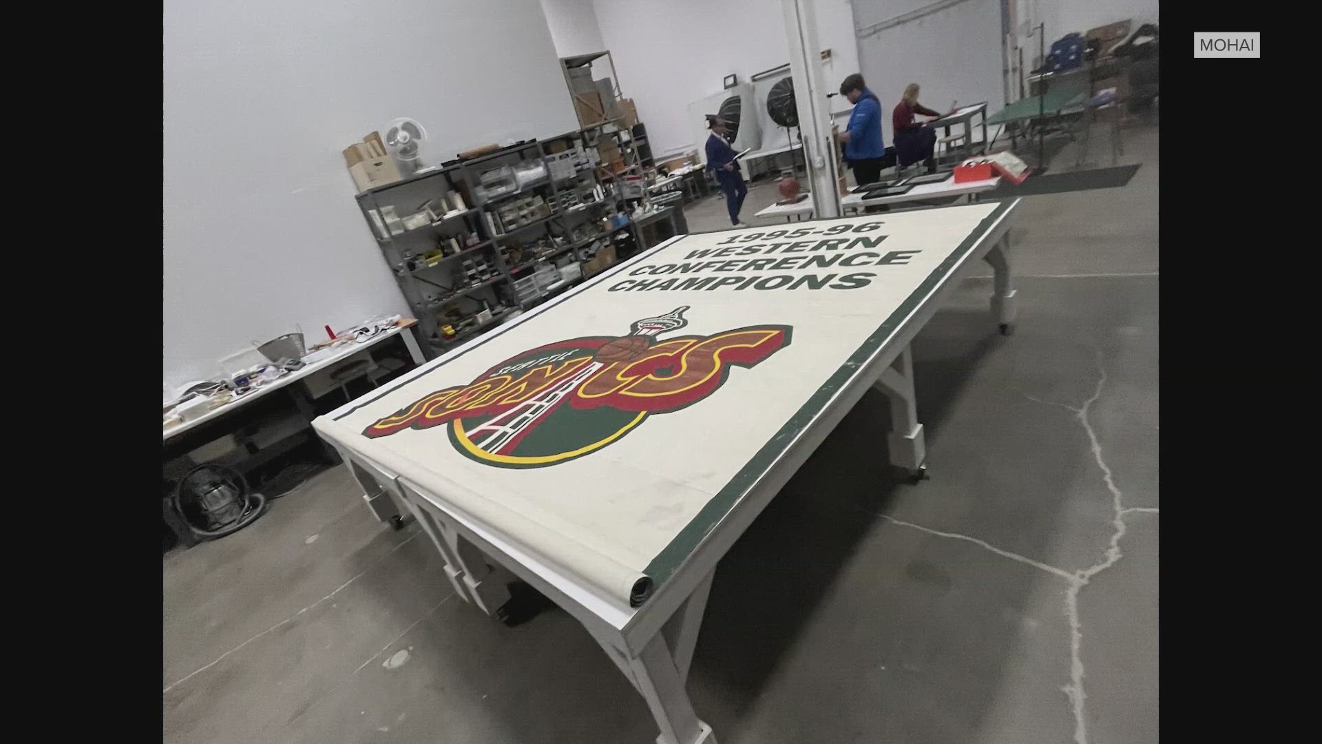 MOHAI stores more than 5,000 Sonics artifacts, but they remain in storage until basketball returns to Seattle.