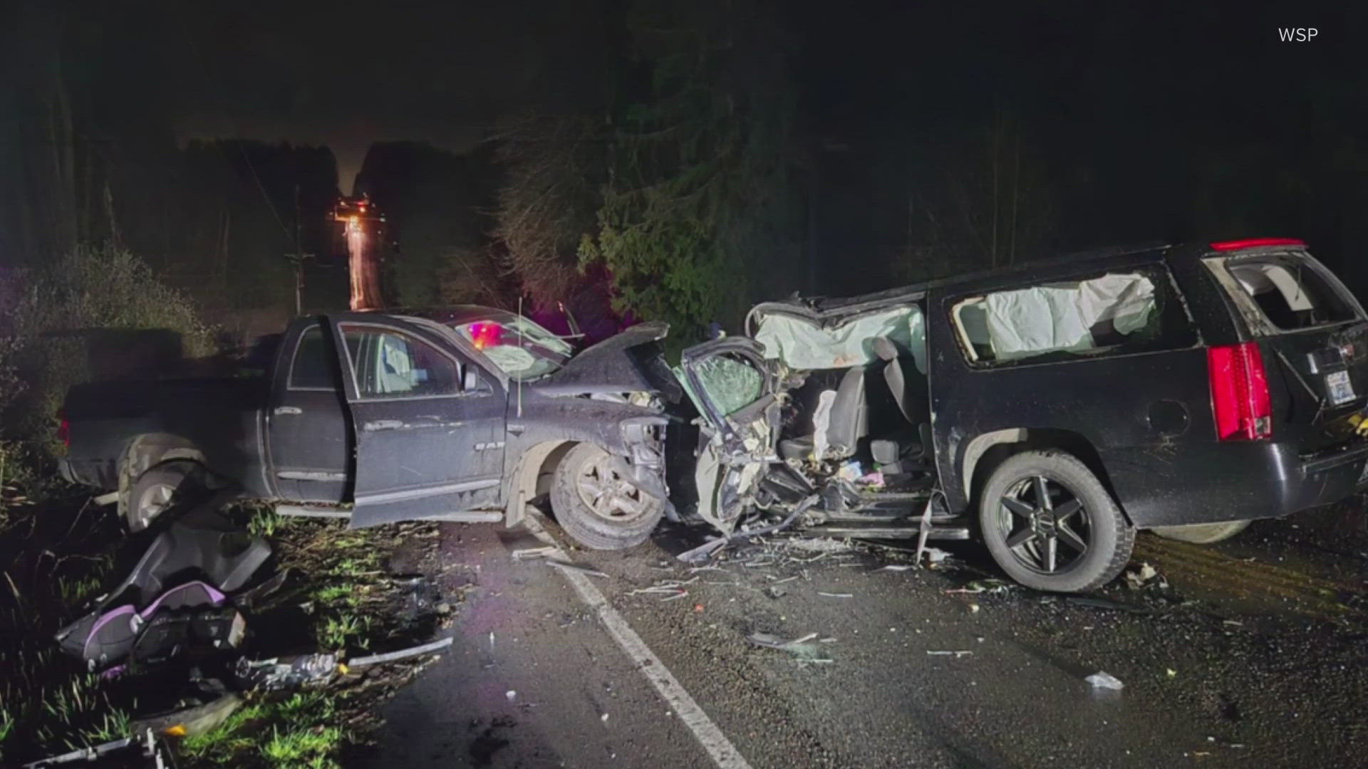 Suspected DUI driver had 3 kids in car during head-on crash | king5.com