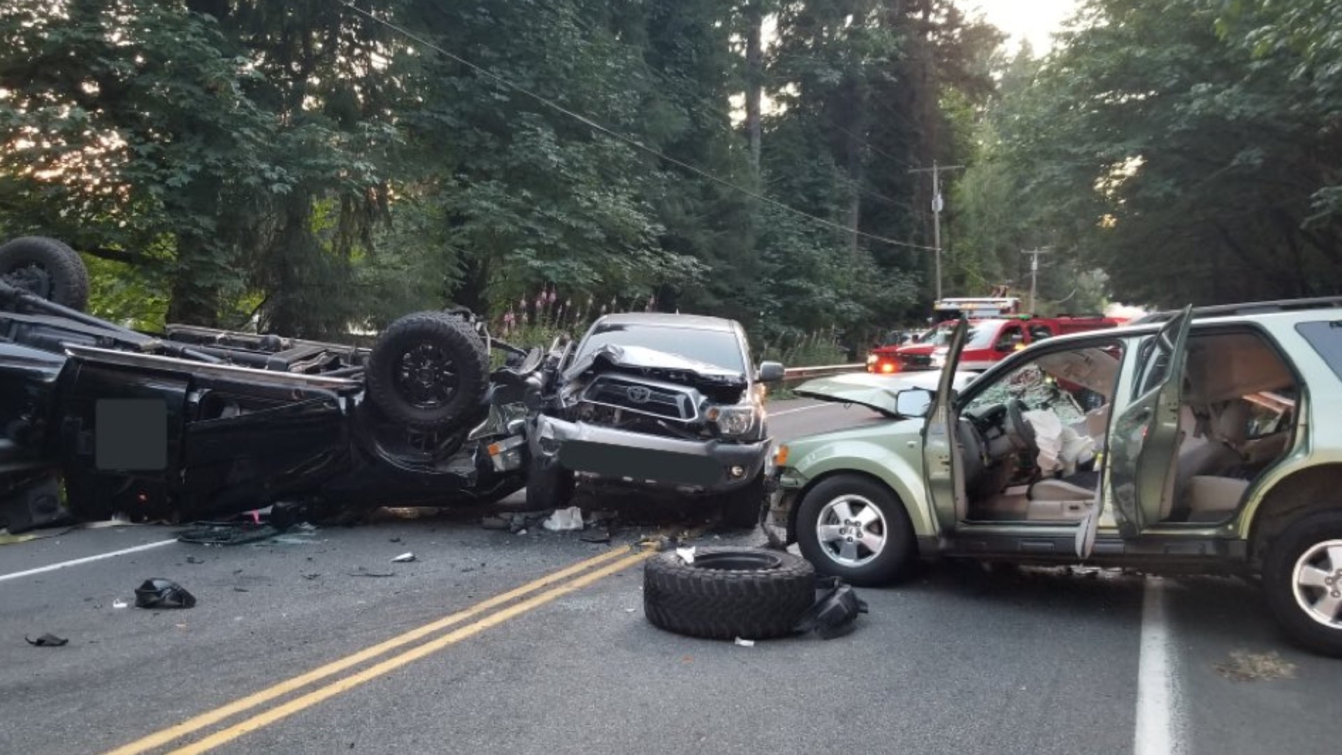 1 dead, 7 hurt in suspected DUI crash in south King County