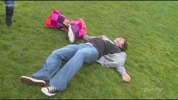 Seattle Celebrates International Pillow Fight Day With Costumes