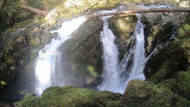 Sol Duc Falls is the must-see pay off to a short hike in the Olympic National Forest