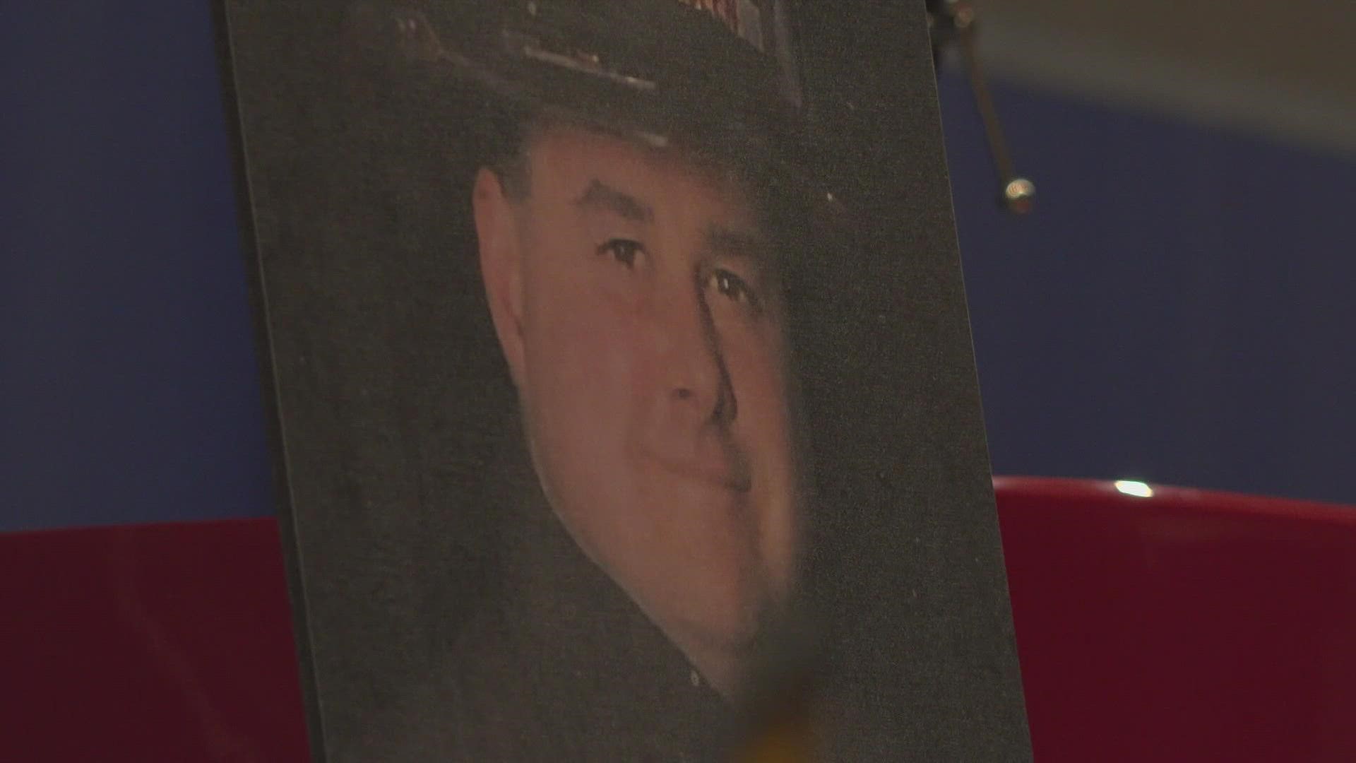 Family, friends and firefighters held a memorial Saturday for Chad Mittleider, who passed away following a 24-hour shift in December.