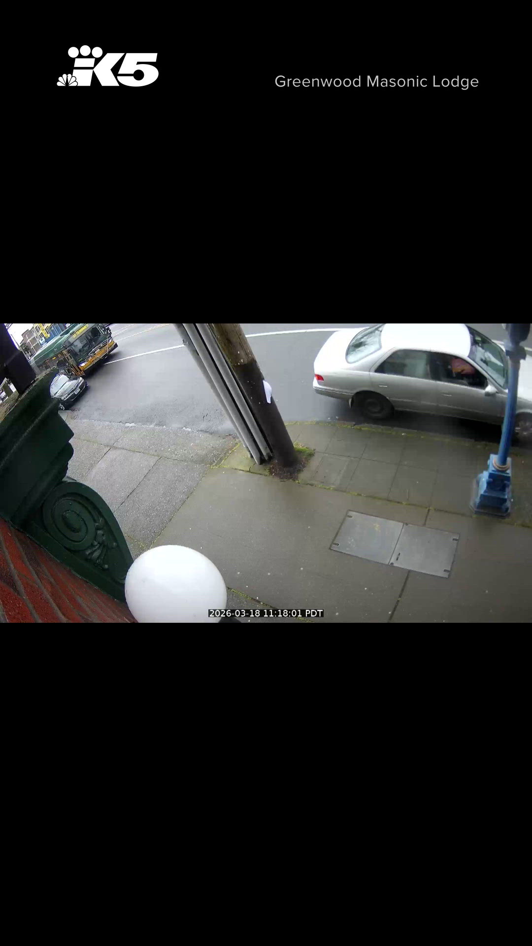 Video shows Metro bus crash into cars in Greenwood | king5.com