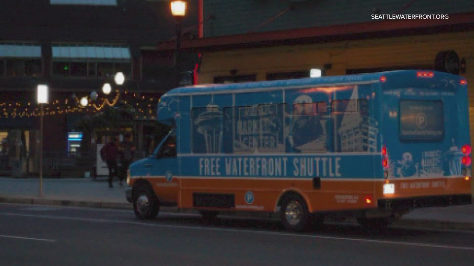 A free shuttle that stops at several landmarks around Seattle including the Space Needle, Pioneer Square, Pier 69 and King St. Station returns on Friday