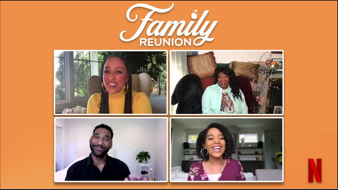 Family Reunion's Tia Mowry and Loretta Devine on season 3's big musical  numbers 