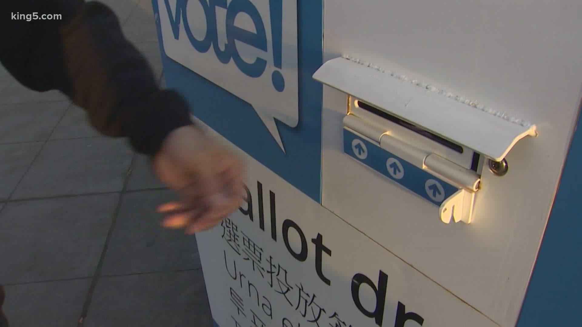 Monday is the last day to register to vote via mail or online in Washington state.