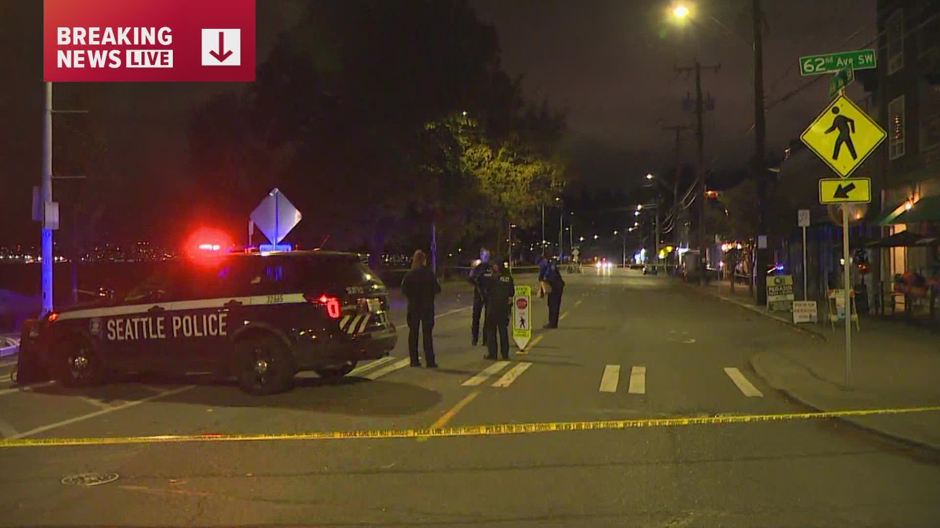 A 37-year-old man and a 37-year-old woman were shot and injured. Both were taken to Harborview Medical Center.