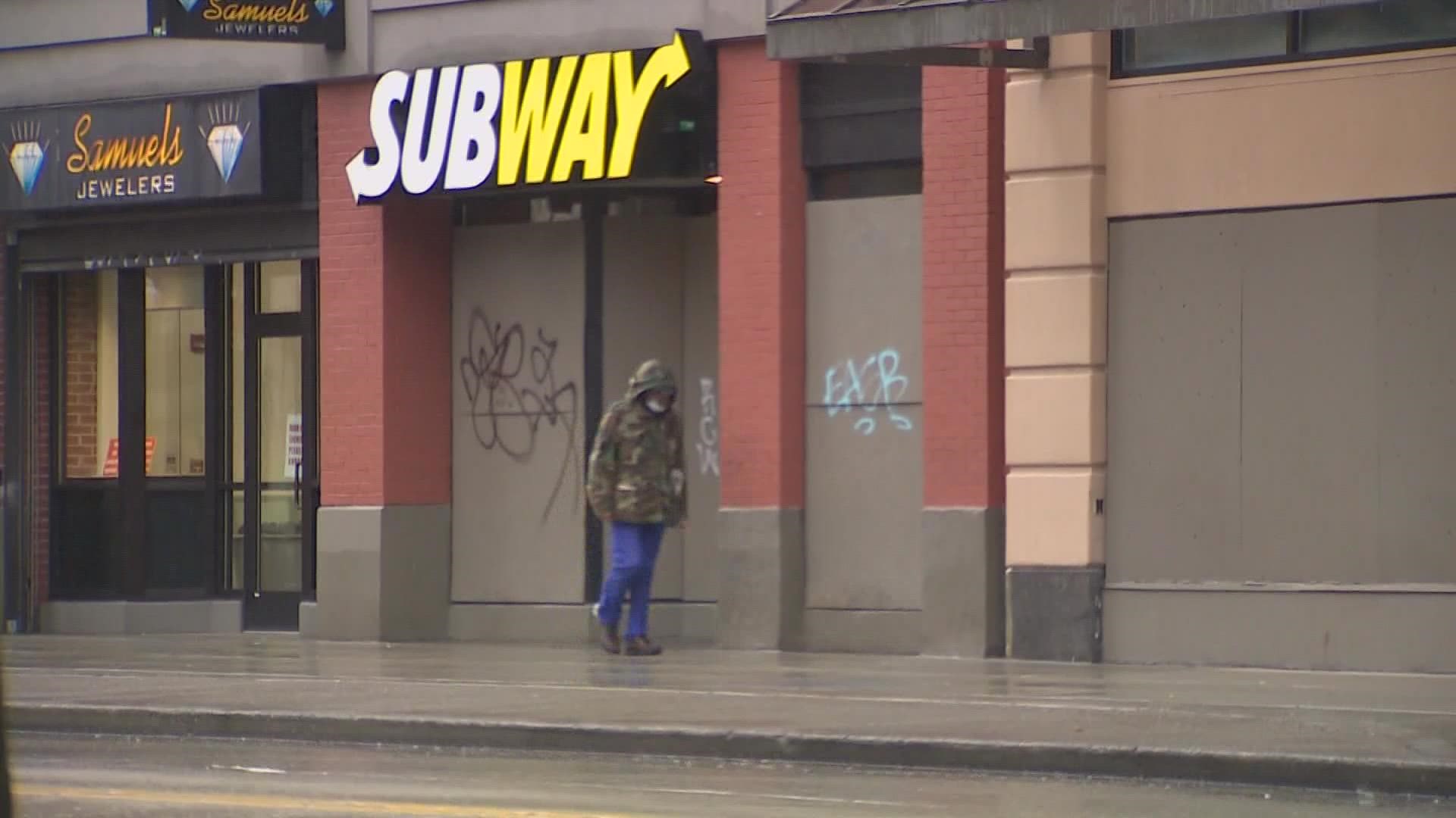 Several downtown Seattle businesses are closing up shop due to a recent rash of violent crime