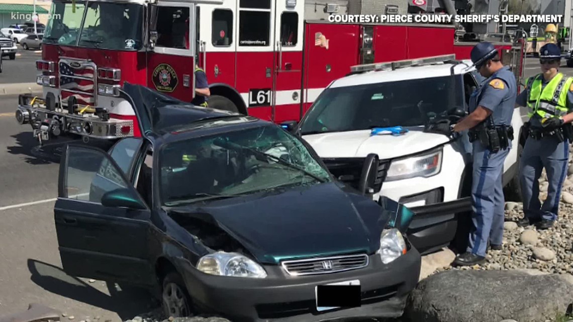 Woman killed in crash with Pierce County Deputy responding to shooting ...