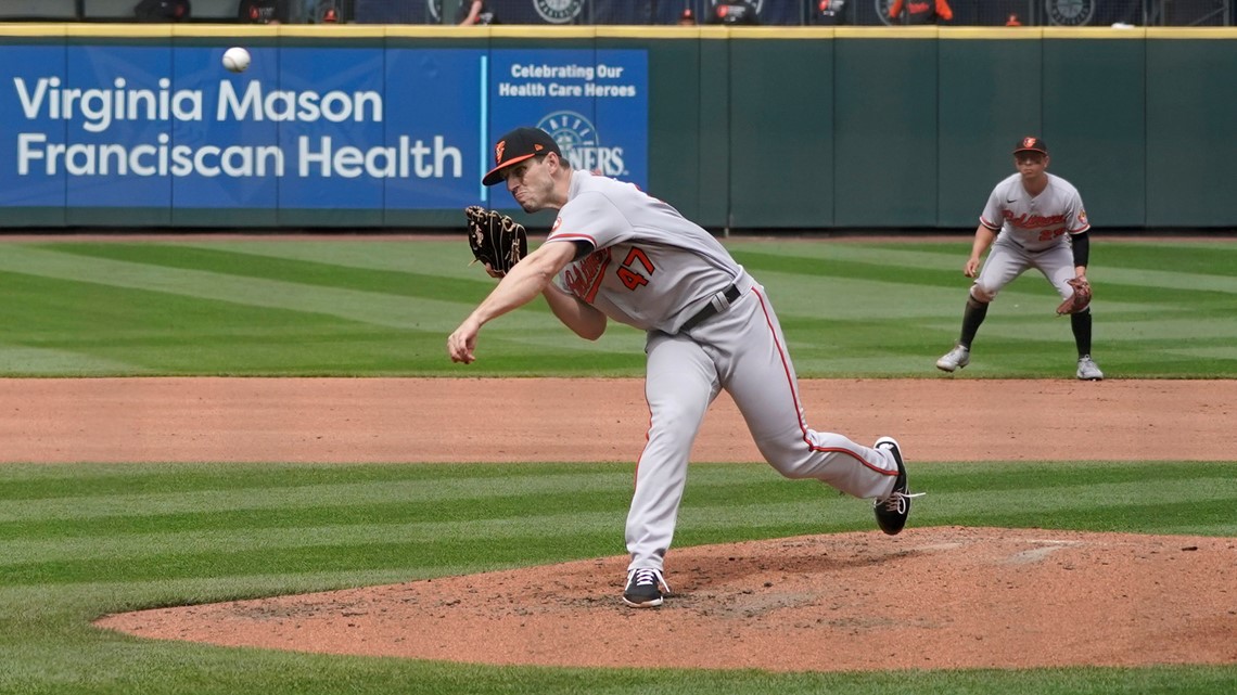 John Means nearly perfect in no-hitter of Mariners