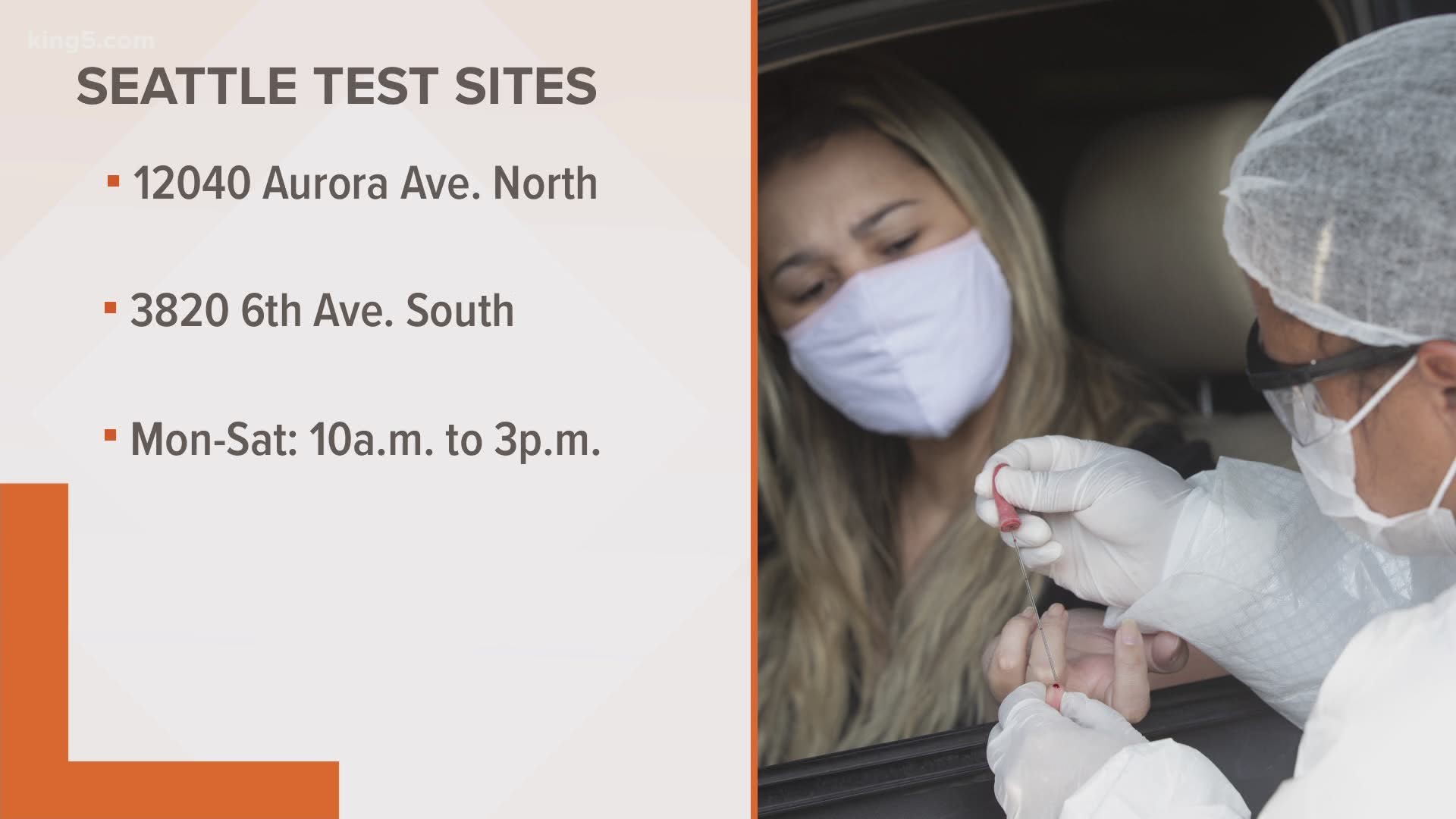 Seattle Opens 2 New Free Coronavirus Testing Sites King5 Com