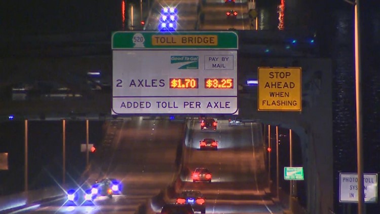 Sr 520 Sign Computer glitch hits drivers with late WSDOT toll bills | king5.com