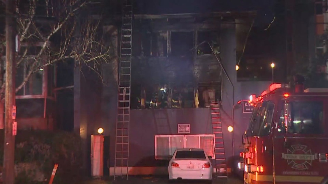 Fire in Seattle apartment building displaces one resident | king5.com