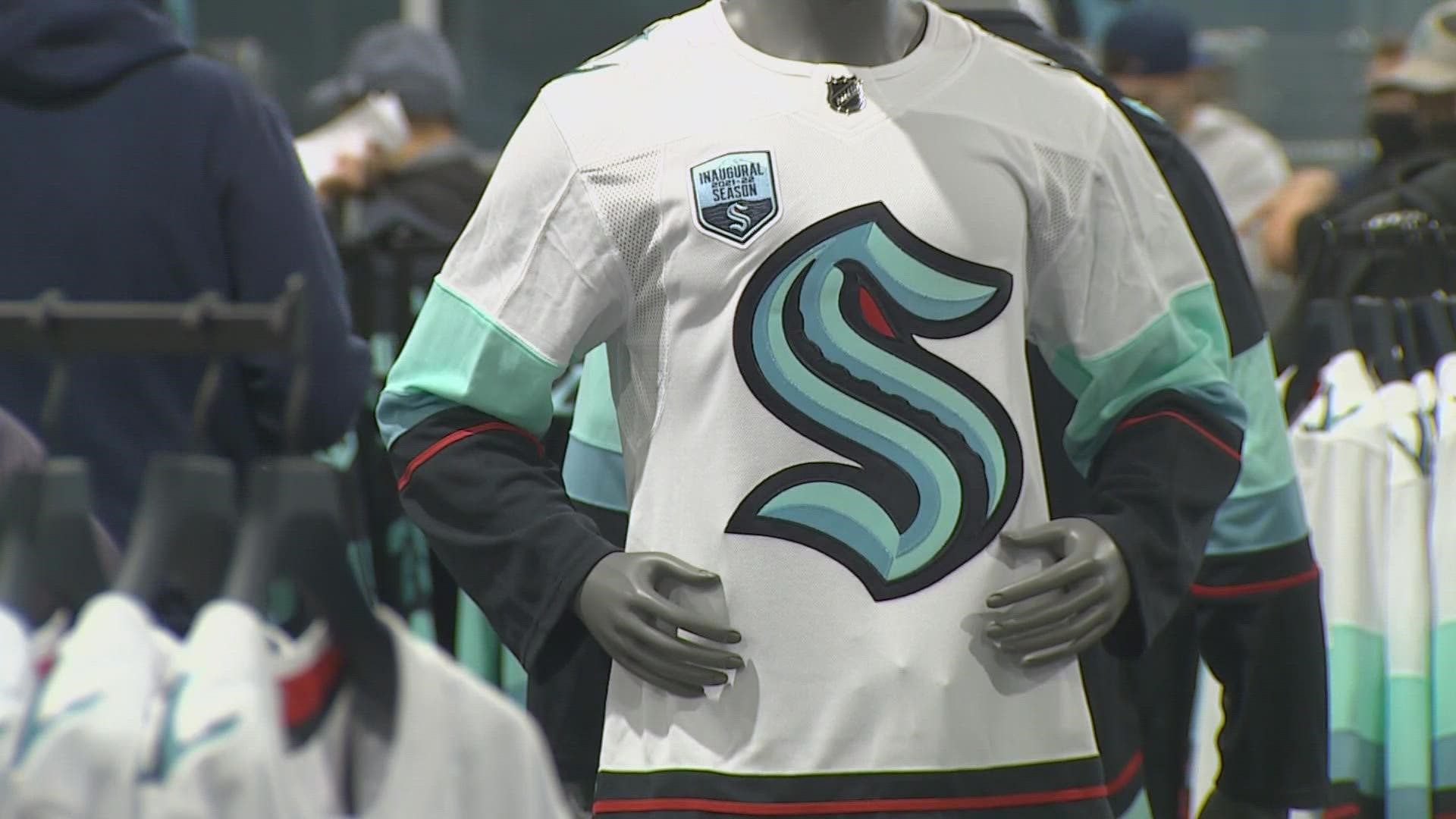 A first look at the Seattle Kraken's new jerseys