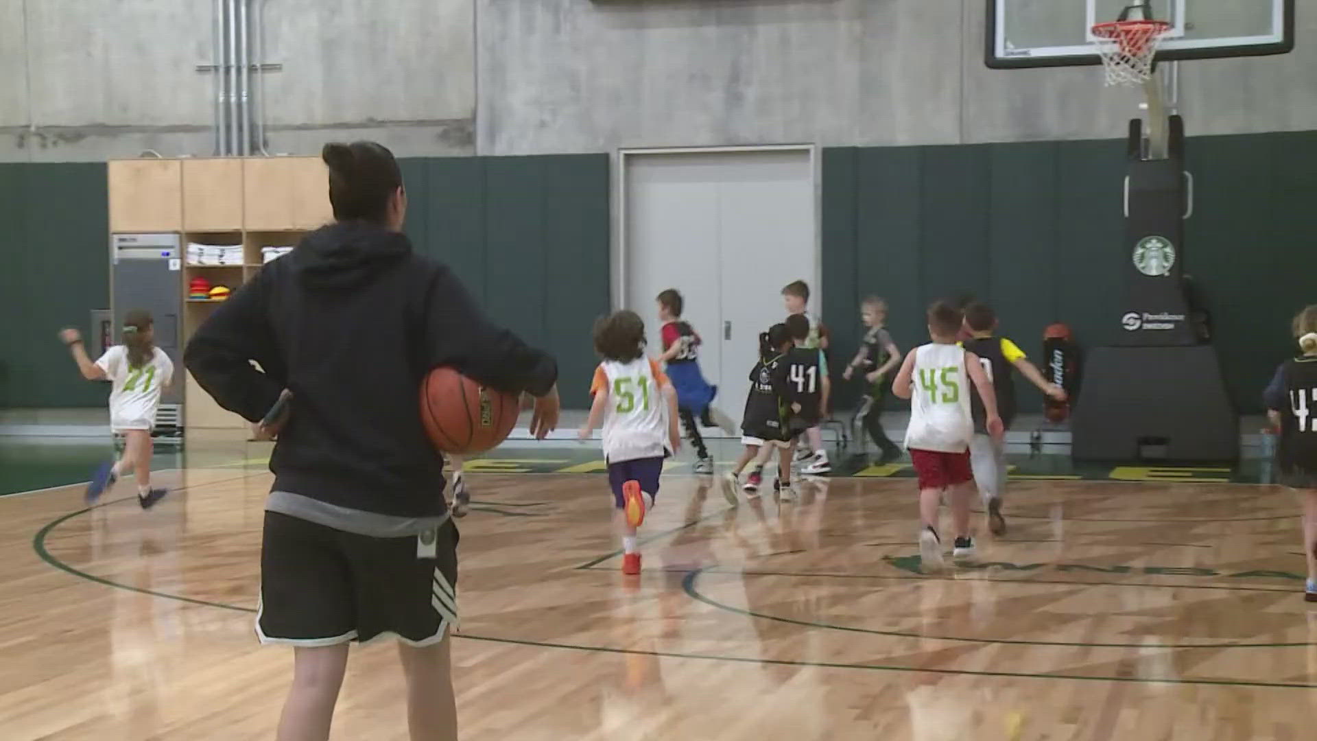 Corral said she finds fulfillment as the Storm's director of youth basketball.