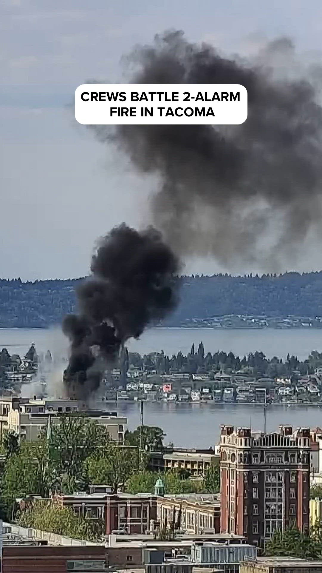 Crews battle 2-alarm fire in Tacoma | king5.com