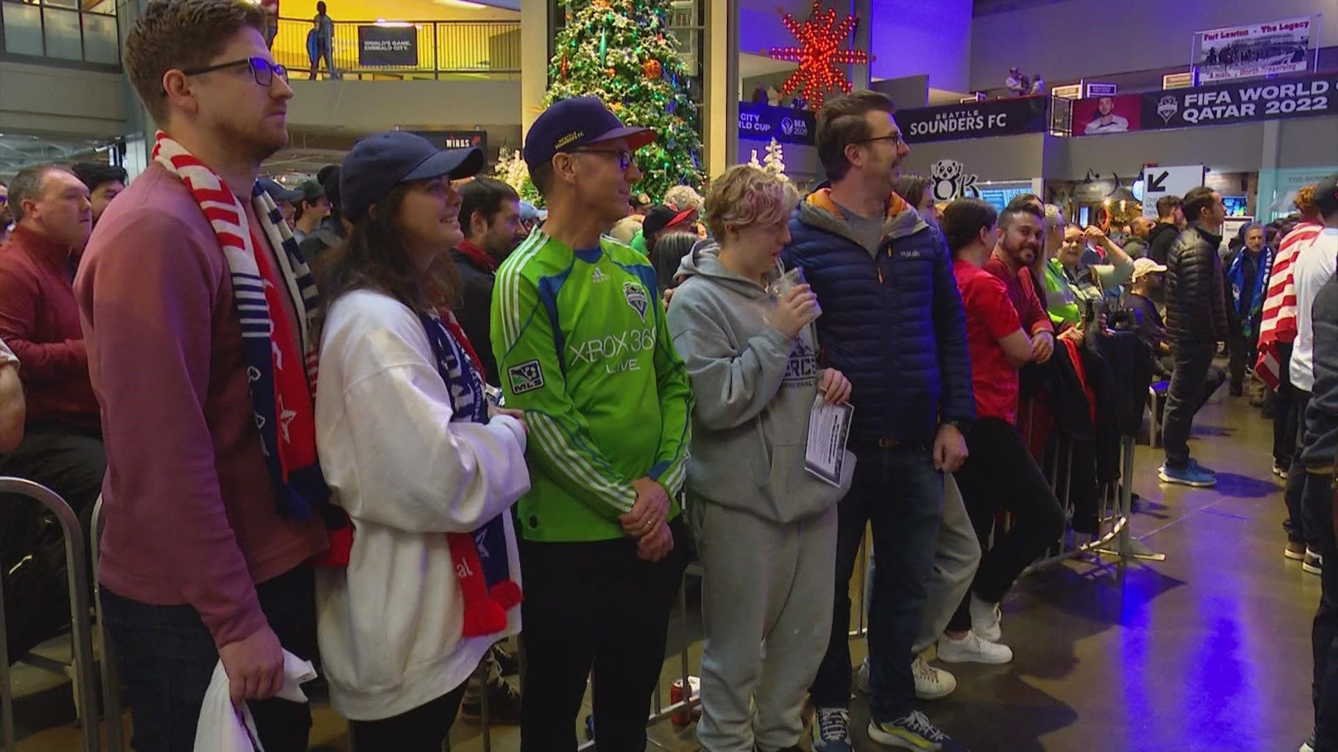 Watch parties were held when the US men's national soccer team played England on Nov. 25.