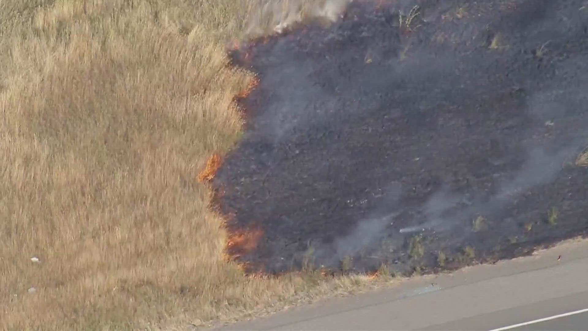 Hot and dry conditions contributed to a rash of dry brush fires around western Washington Tuesday