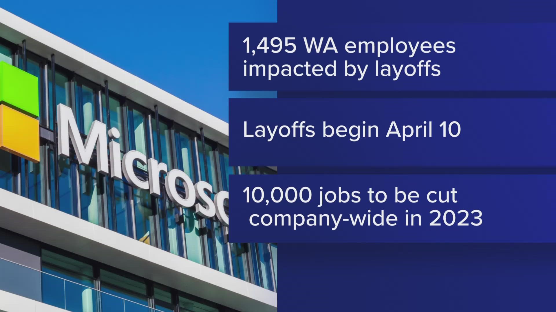 Microsoft announces another round of layoffs impacting Washington